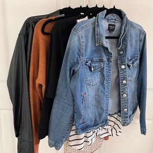 Stylish 6- Piece Clothing Bundle - Good American, Madewell, Zara & More! Size L